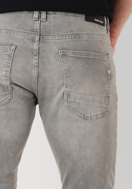PURE PATH Skinny jeans THE JONE SKINNY FIT JEANS en gris - large