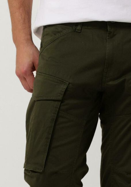 Donkergroene G-STAR RAW Cargobroeken ROVIC ZIP 3D REGULAR TAPERED - large