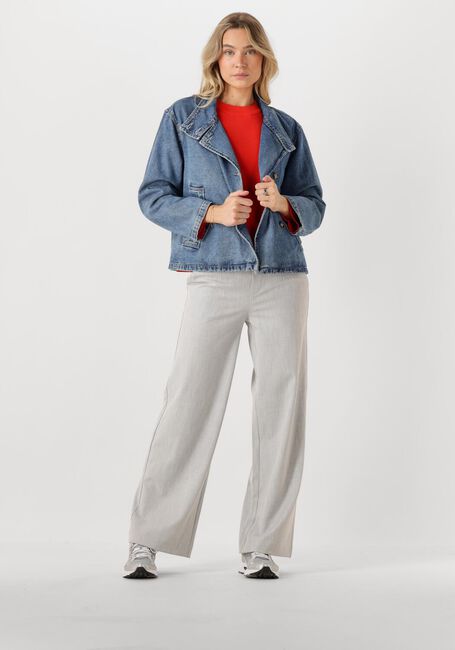 OBJECT Veste en jean OBJTILLA GRO L/S LO DENIM JACKET en bleu - large
