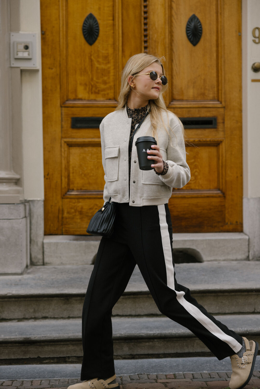 AI&KO Pantalon de jogging OTIS VIS 370 G Bleu fonc&eacute; - large