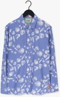 Lichtblauwe SCOTCH & SODA Casual overhemd REGULAR FIT BONDED SHIRT