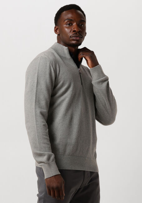 BOSS BLACK Pull EBRANDO-P en gris - large