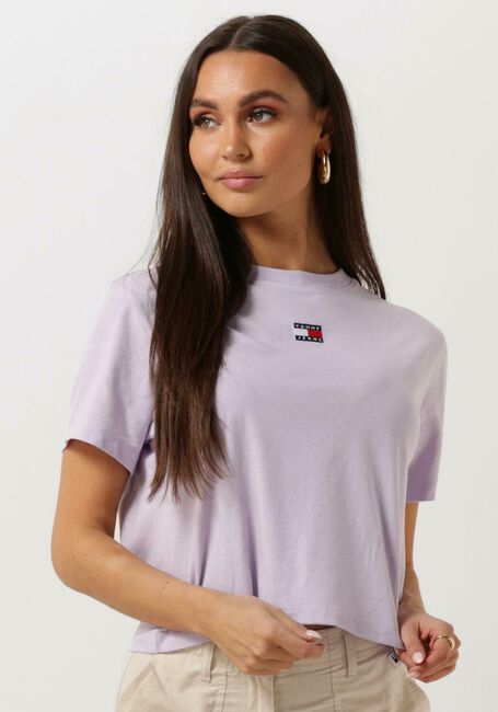 TOMMY JEANS T-shirt TJW BXY BADGE TEE Lilas - large