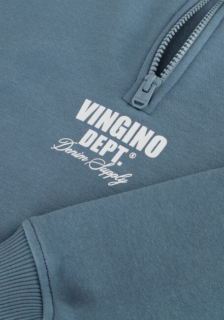 VINGINO Chandail BASIC-HALF ZIP en bleu - large