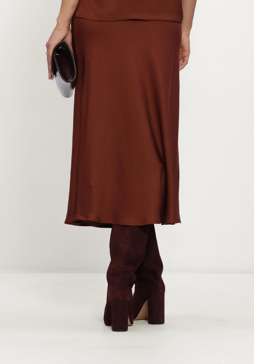 DRYKORN Jupe midi URA Bordeaux - large
