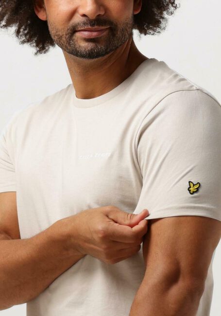 Beige LYLE & SCOTT T-shirt EMBROIDERED T-SHIRT - large