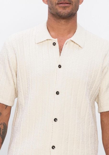 RESTER&Ouml;DS Chemise d&eacute;contract&eacute; GEORGE SS SHIRT Cr&egrave;me - large