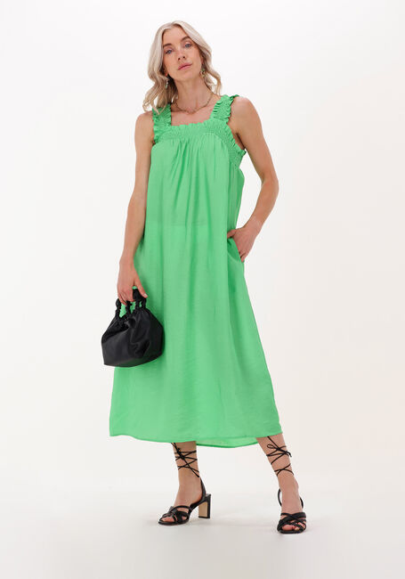 Groene CO'COUTURE Midi jurk CALLUM SMOCK STRAP DRESS - large