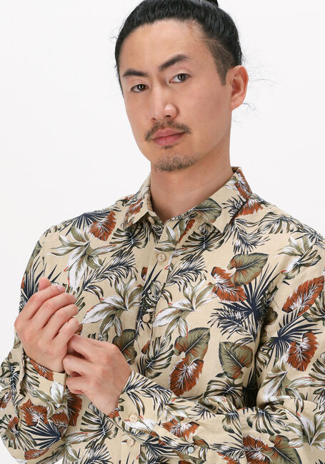 DSTREZZED Chemise décontracté SHIRT LEAFS LINEN Sable - large