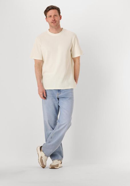 ANERKJENDT T-shirt AKKIKI S/S WAFFLE TEE Écru - large