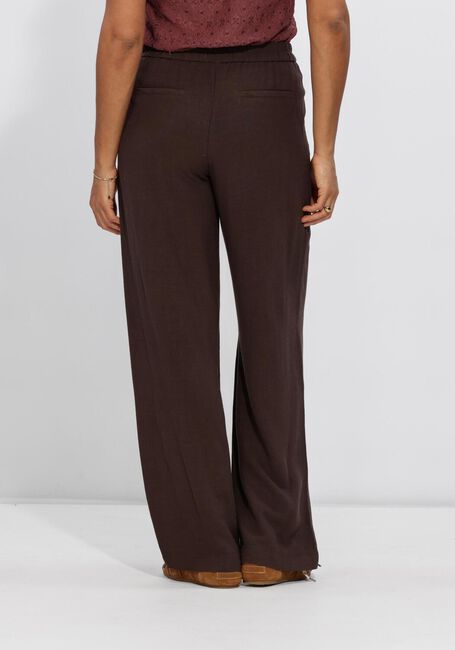 Bruine OBJECT Wijde broek OBJSANNE ALINE WIDE PANT - large