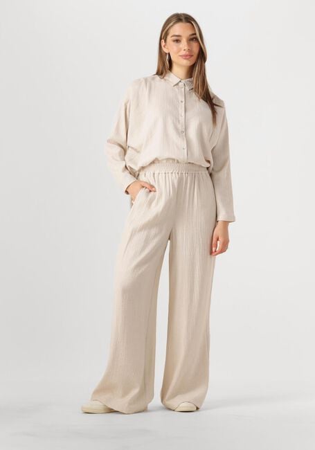 Beige KNIT-TED Wijde broek JALOU Beige KNIT-TED Wijde broek JALOU - large