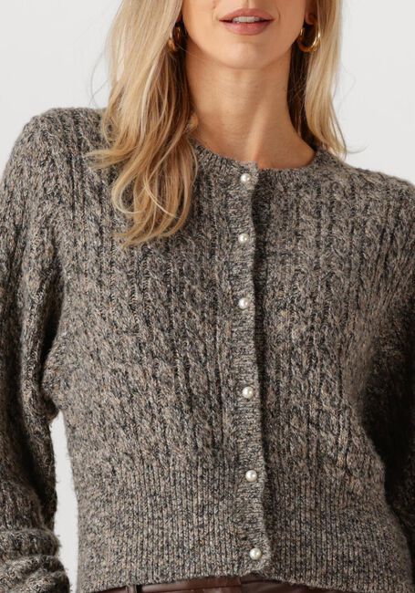 MODSTRÖM Gilet PAMMIEMD CARDIGAN en gris - large