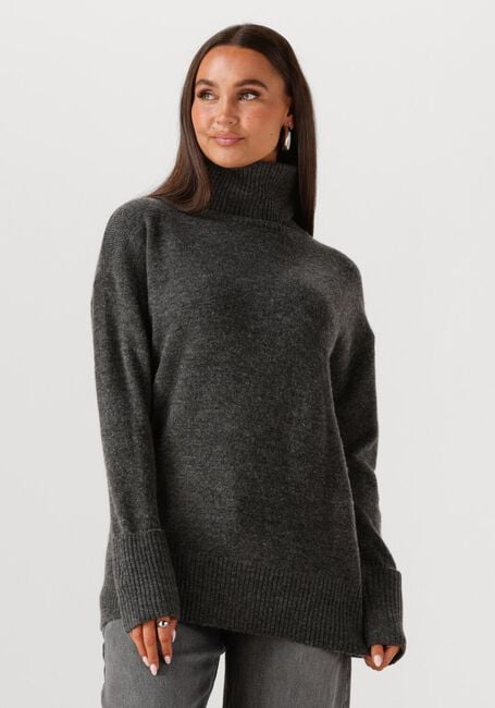 WITHBLACK Pull WBLALVA LONG ROLL NECK SWEATER Gris foncé - large