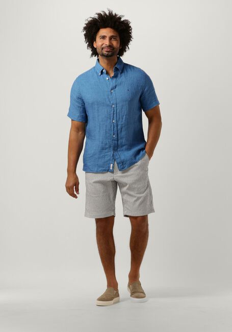 TOMMY HILFIGER Chemise décontracté PIGMENT DYED LINEN RF SHIRT S/S en bleu - large