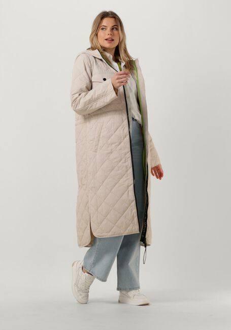 Creme BEAUMONT Gewatteerde jas LONG PADDED PARKA - large