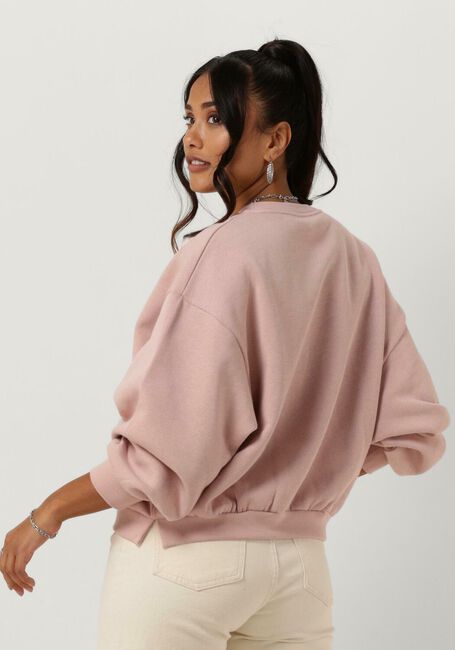 Roze BY-BAR Trui BIBI SHORT LOGO SWEATER - large
