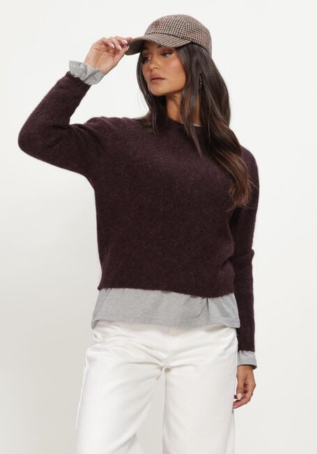 BOII STUDIOS Pull TILDE Bordeaux - large