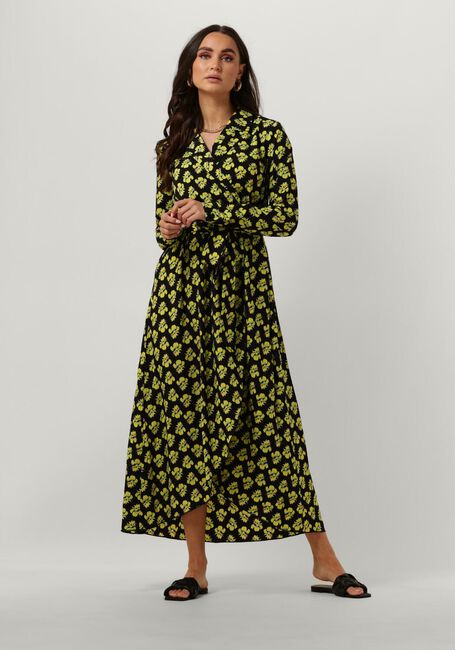COLOURFUL REBEL Robe maxi VIVIAN BIG FLOWER MAXI DRESS en jaune - large