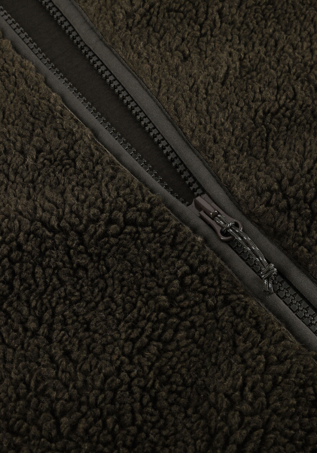 Donkergroene PEAK PERFORMANCE Vest M SOLID PILE JACKET - large