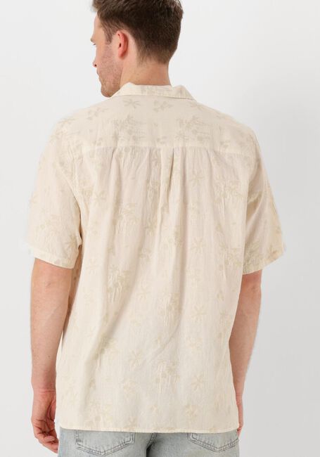 FORÉT Chemise décontracté PEER FLOWER JACQUARD SS SHIRT en beige - large