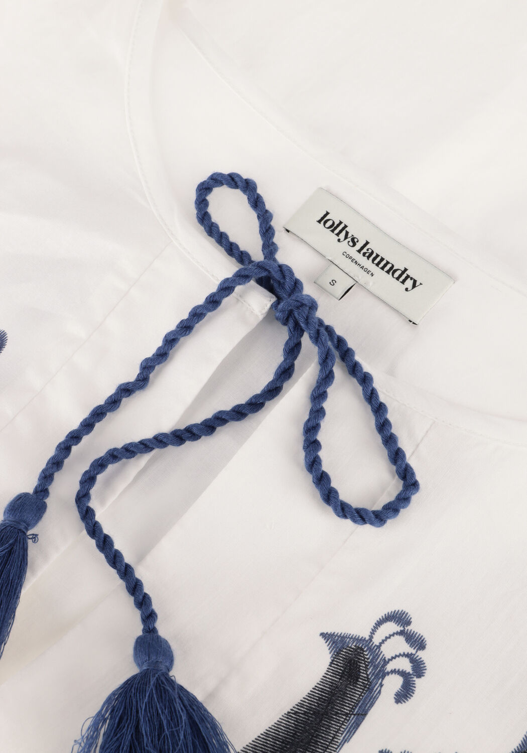 Witte LOLLYS LAUNDRY  ASKARLL BLOUSE - large