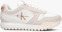 Witte CALVIN KLEIN Lage sneakers TOOTH RUNNER IRREGULAR LINES DAMES - medium