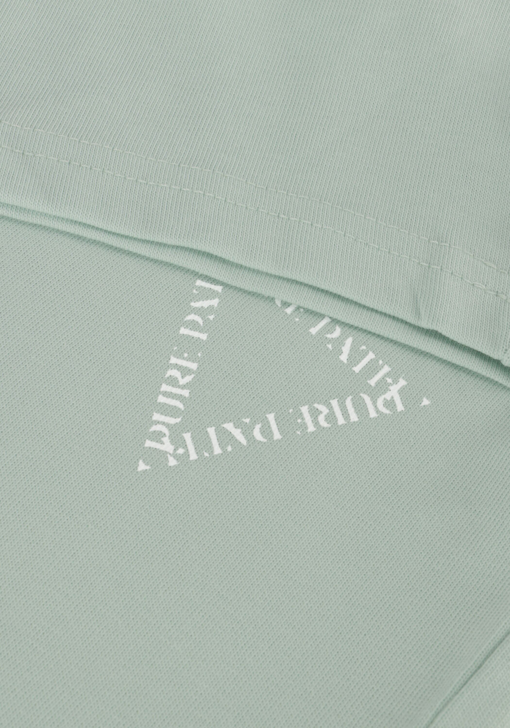 PURE PATH T-shirt TSHIRT WITH FRONT PRINT Menthe - large