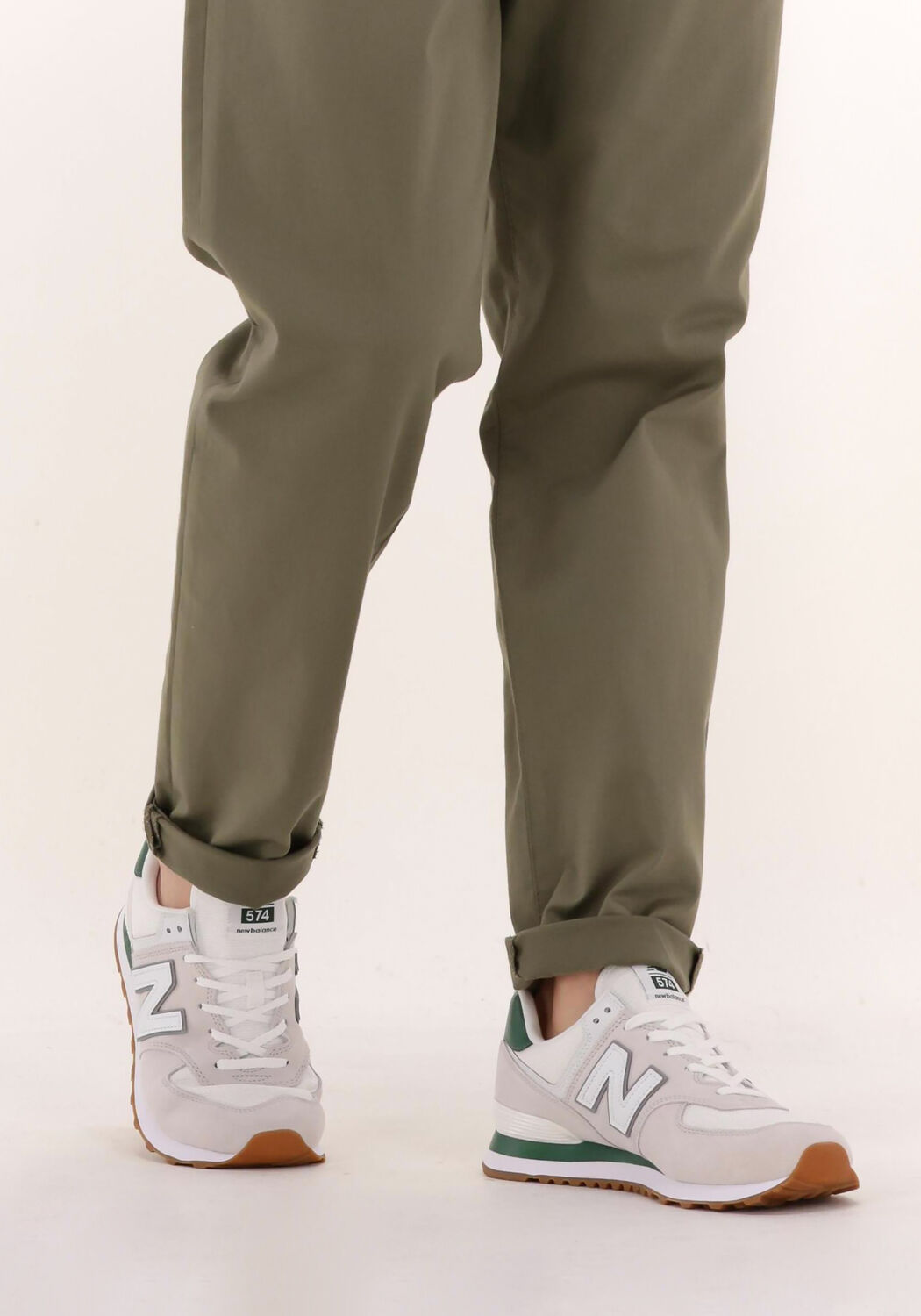 NEW BALANCE Baskets basses ML574 en blanc - large