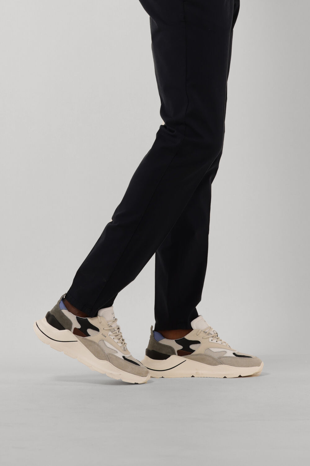 Grijze D.A.T.E Sneakers FUGA HEREN - large