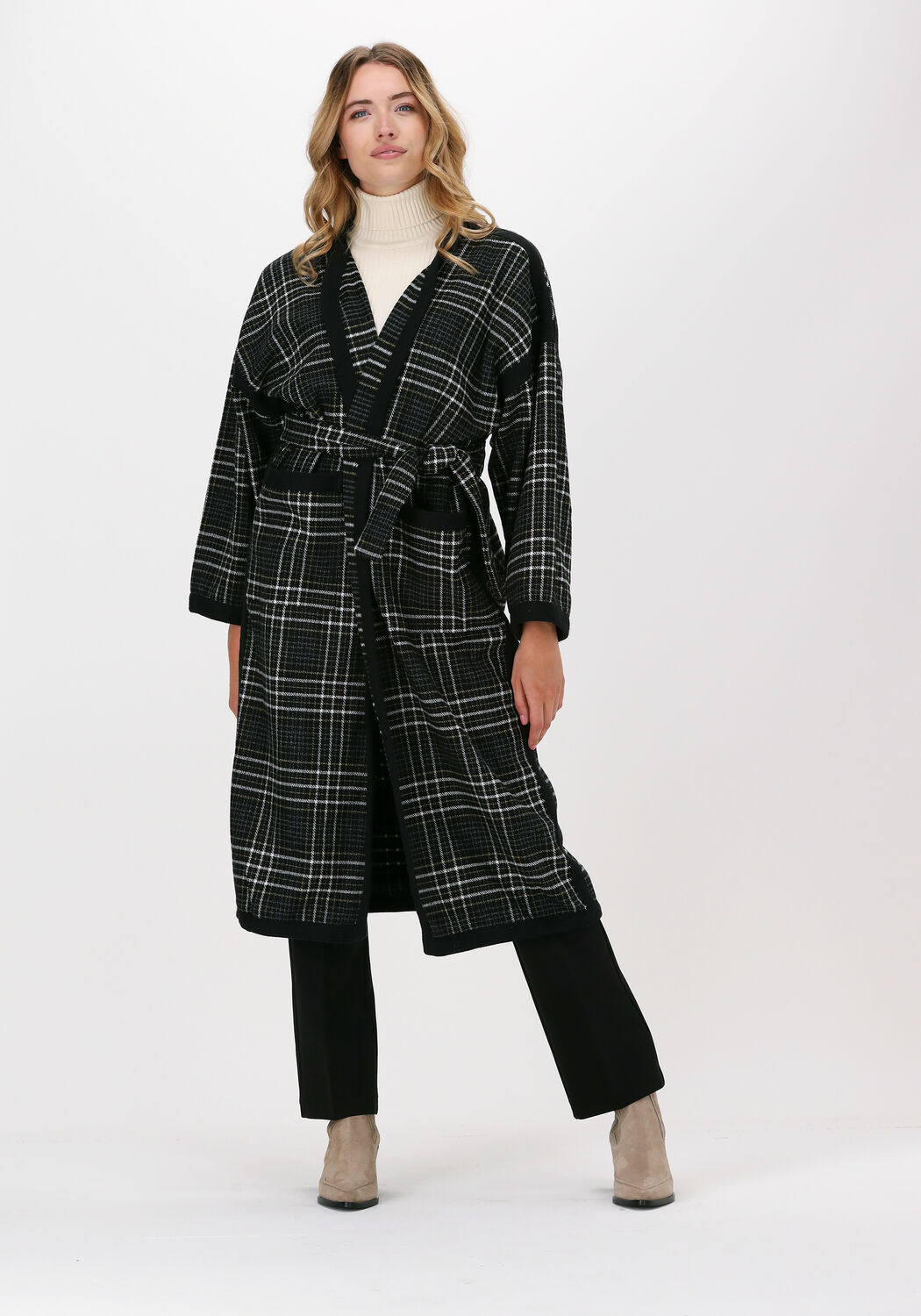 ANTIK BATIK Manteau HARRO COAT en bleu Omoda