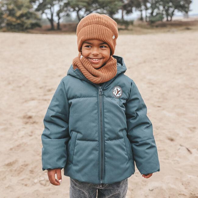 YOUR WISHES Vestes d'hiver SOLID PUFFER COAT en vert - large