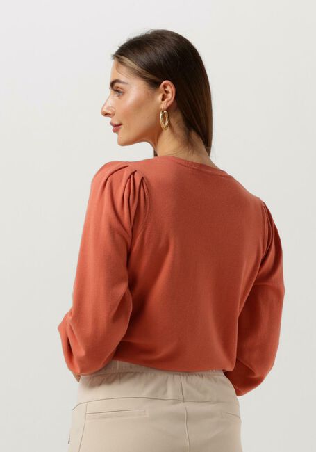 Oranje SUMMUM Sweater PUFFY SLEEVE SWEATER BASIC KNIT - large