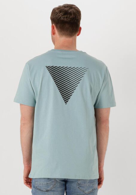 Lichtblauwe PURE PATH T-shirt REGULAR FIT CREWNECK SS T-SHIRTS - large