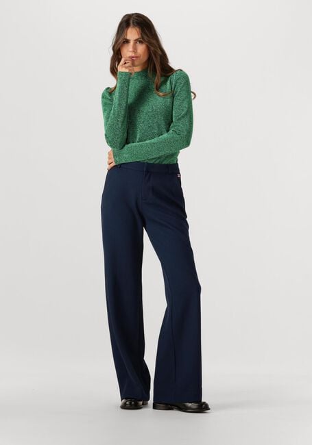 Groene POM AMSTERDAM Trui TURTLENECK - GLITTERR PINE GREEN - large
