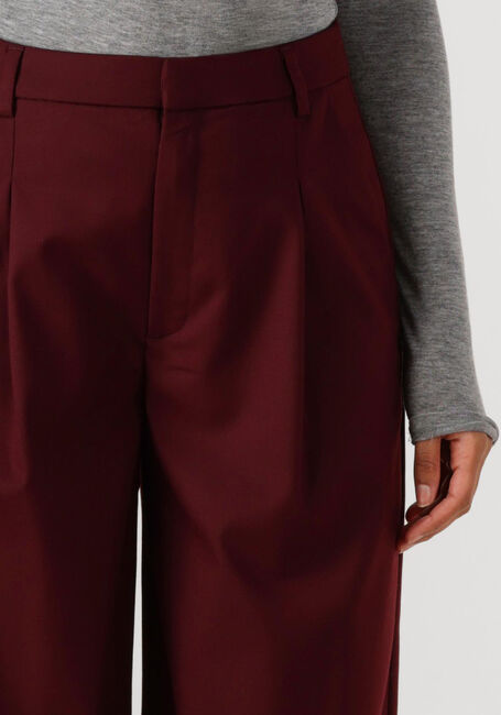 GESTUZ Pantalon large GZPAULA MW PANTS Bordeaux - large