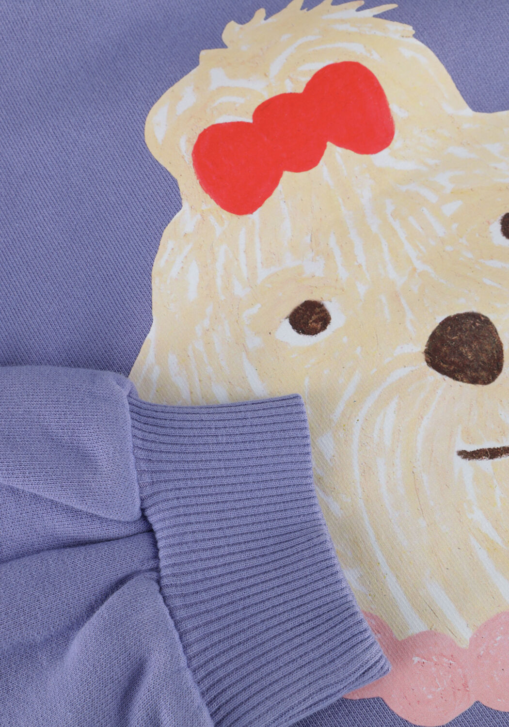 Paarse DAILY BRAT Sweater LADY ARABELLA CROPPED SWEATER - large