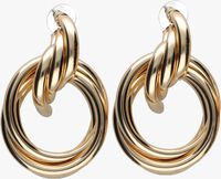 NOTRE-V OORBEL DUBBELE RING Boucles d'oreilles en or - medium