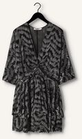 Zilveren COLOURFUL REBEL Mini jurk MENCIA ZEBRA METALLIC V-NECK DRESS Zilveren COLOURFUL REBEL Mini jurk MENCIA ZEBRA METALLIC V-NECK DRESS - medium