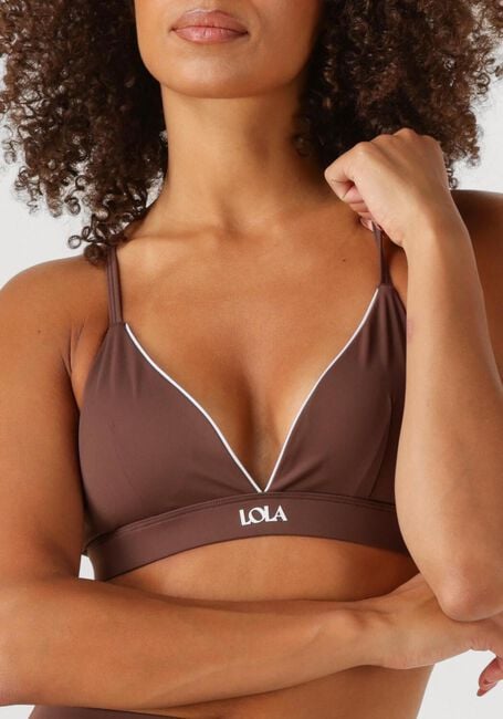 THE LOLA CLUB Haut DEMI en marron - large