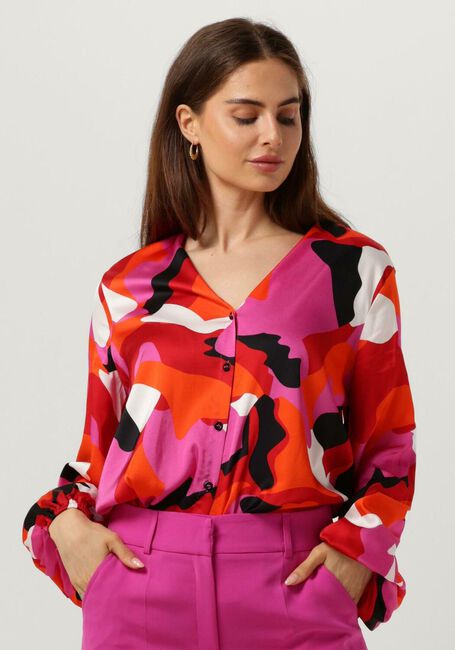 Fuchsia JANICE  BLOUSE DAMES PRINT ABE - large