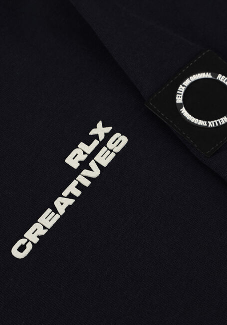 Donkerblauwe RELLIX T-shirt OVERSIZED T-SHIRT RLX - large