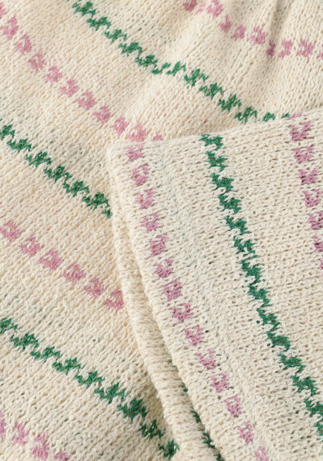 PLAY UP Pantalon courte STRIPED JERSEY SHORTS &Eacute;cru - large