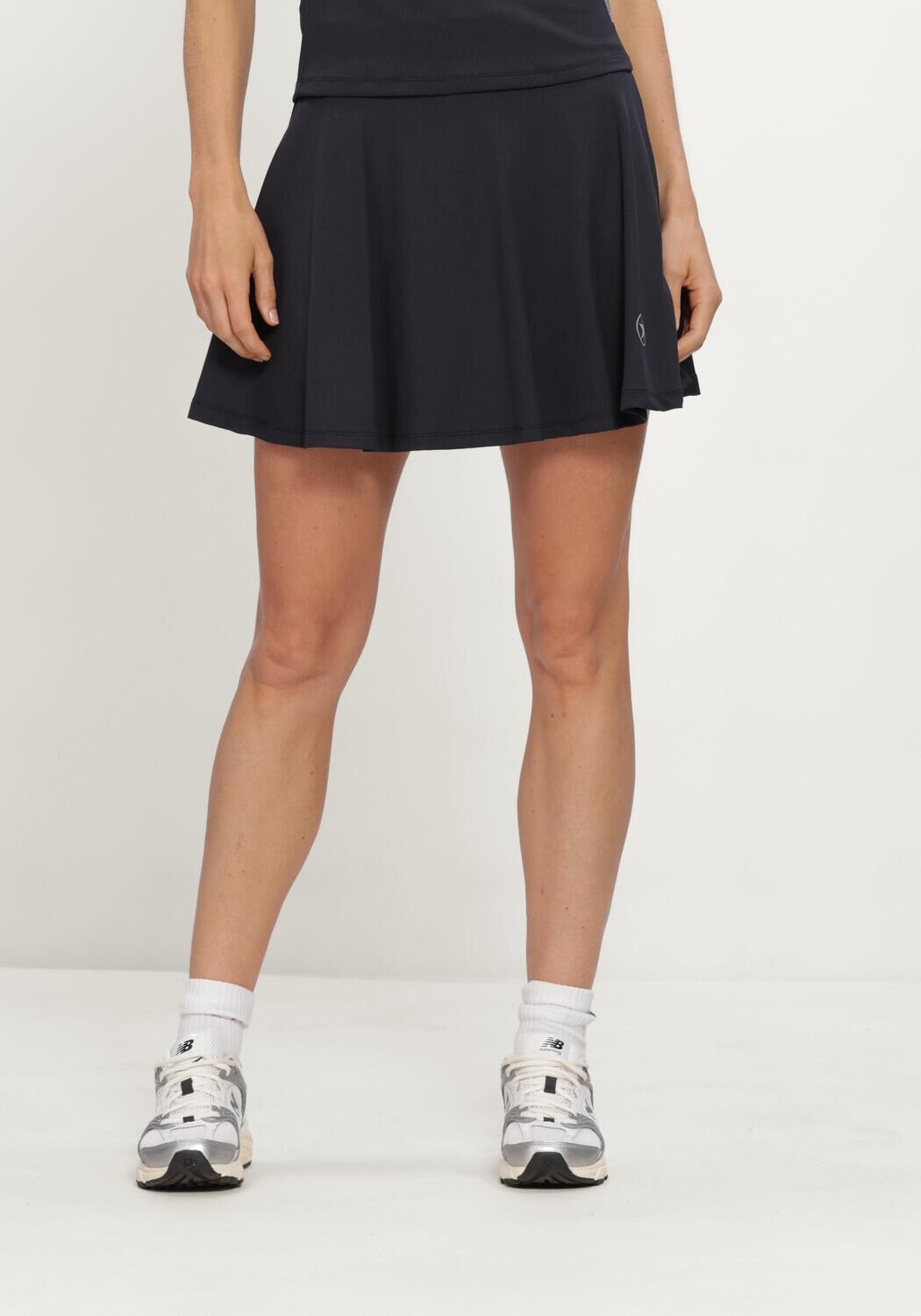 Zwarte AIRFORCE Rokken RIBBED TENNIS SKIRT - large