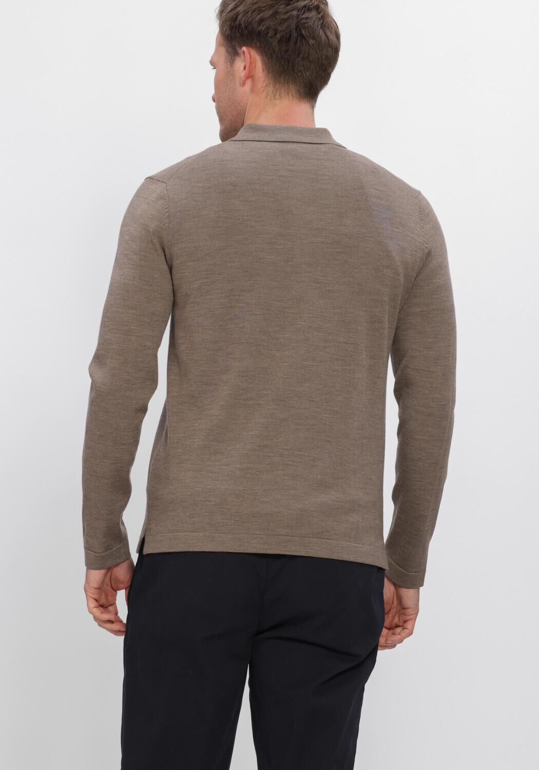 Bruine PROFUOMO Trui PPXJ30031 - large