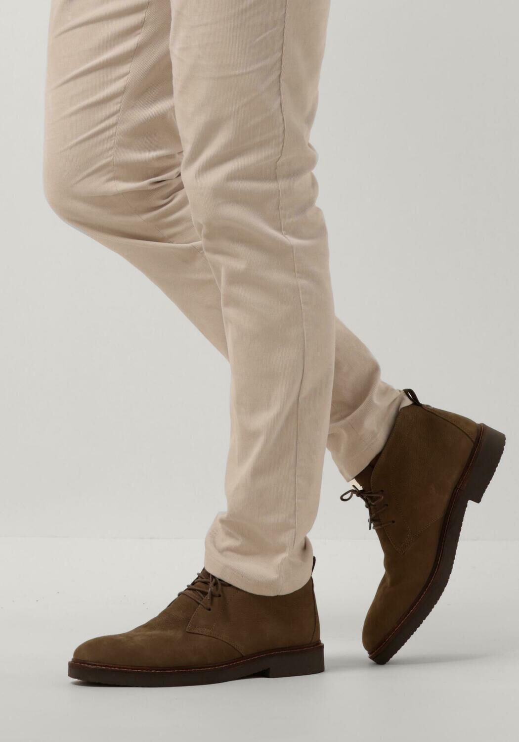 MAZZELTOV Bottines &agrave; lacets HUDSON en taupe - large