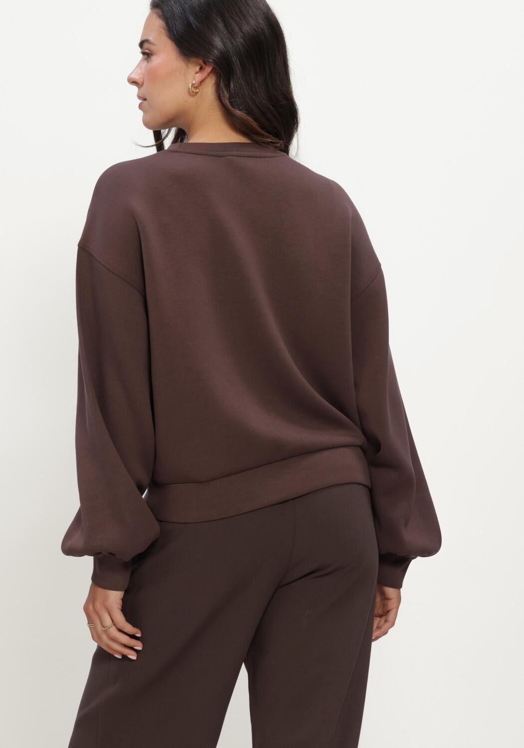 MSCH COPENHAGEN Chandail MSCHBROOKE IMA Q SWEATSHIRT en marron - large