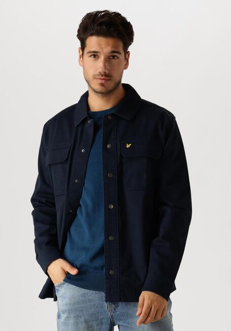 LYLE & SCOTT Surchemise BEDFORD CORD OVERSHIRT Bleu foncé - large