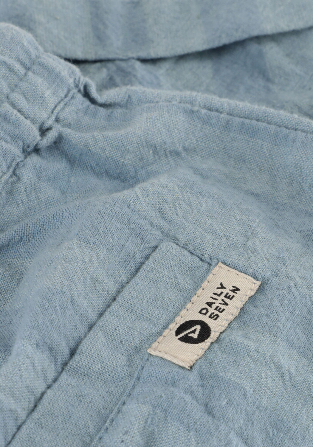 DAILY7 Pantalon courte SHORT BIG STRIPE Bleu clair - large