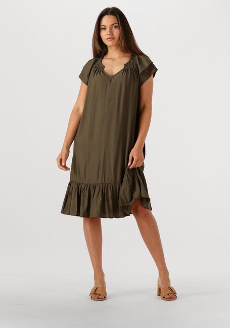 CO'COUTURE Mini robe SUNRISE CROPPED DRESS Olive - large